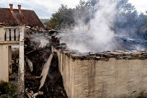 Professional Fire Damage Removal technician working in Lakeland, FL